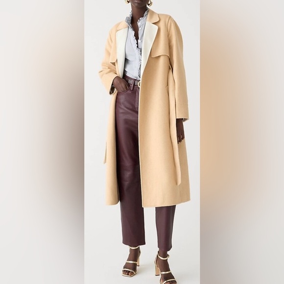 J. Crew Jackets & Blazers - NWOT JCrew Petite Harriet trench coat in double-faced blend